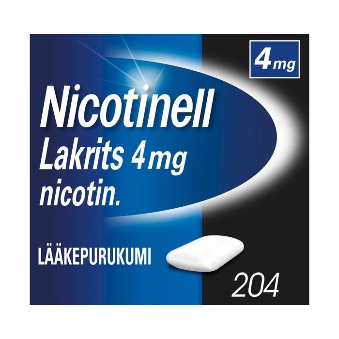 NICOTINELL LAKRITS lääkepurukumi 4 mg 204 fol kuva 2