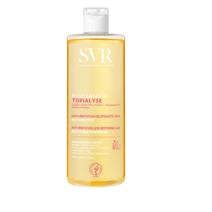 SVR TOPIALYSE HUILE Pesuöljy hajustettu 400 ml
