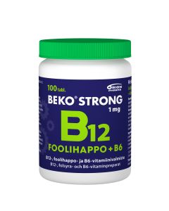 Beko Strong B12+foolihappo+B6 100 tabl
