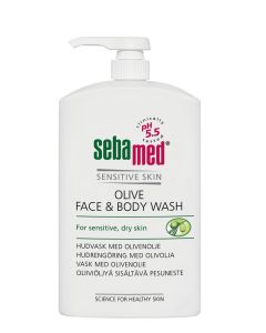 Sebamed Olive Face&Body Wash pesuneste pumppupullo 1000 ml