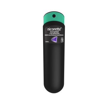 NICORETTE BERRYMINT sumute suuonteloon, liuos 1 mg/annos 150 annosta