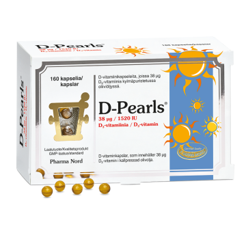 D-Pearls 38 mikrog 160 kaps