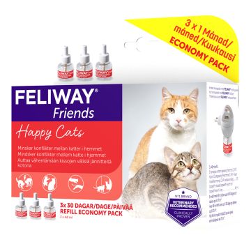 Feliway Friends liuos vaihtopullo 3x48 ml