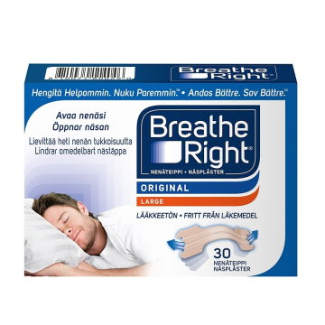 Breathe Right nenäteippi Beige Large tiskiteline