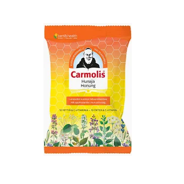 Carmolis Hunaja Kurkkukaramelli