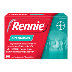 RENNIE SPEARMINT imeskelytabletti 96 fol