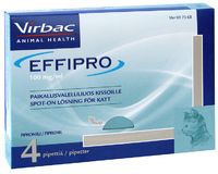 EFFIPRO paikallisvaleluliuos 100 mg/ml Pipetti 4 x 0.5 ml