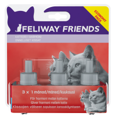 Feliway Friends liuos vaihtopullo 3x48 ml
