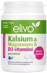 ELIVO KALSIUM-MAGNESIUM-D 80 PURUTABL