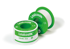 LEUKOSILK TEIPPI 2,50CMX5M SUOJAKOTELOLLA 1 kpl