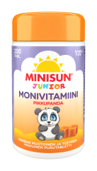 Minisun Monivitamiini Toffee Pikkupanda 200 kpl