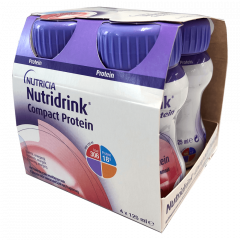 Nutridrink compact protein viilentävä marjanmakuinen 4x125 ml