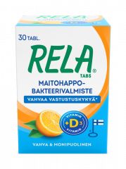 Rela Tabs Appelsiini + D3 30 tabl