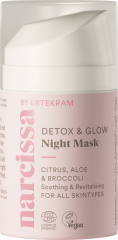 Narcissa by Urtekram luomu Detox&Glow yövoide/-maski 50 ml