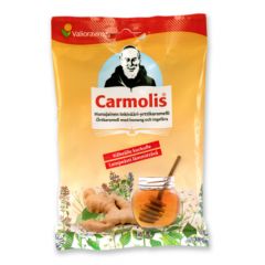 Carmolis Inkivääri-hunaja Kurkkuk.