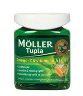 Möller Tupla Omega-3+A,D,E-vit