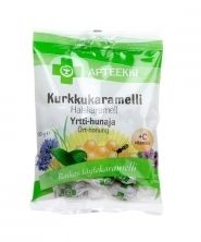 APTEEKKI Kurkkukaramelli Yrtti-hunaja